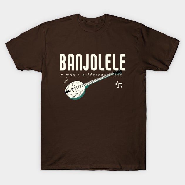 Banjolele, a whole different beast T-Shirt by DeliriousSteve